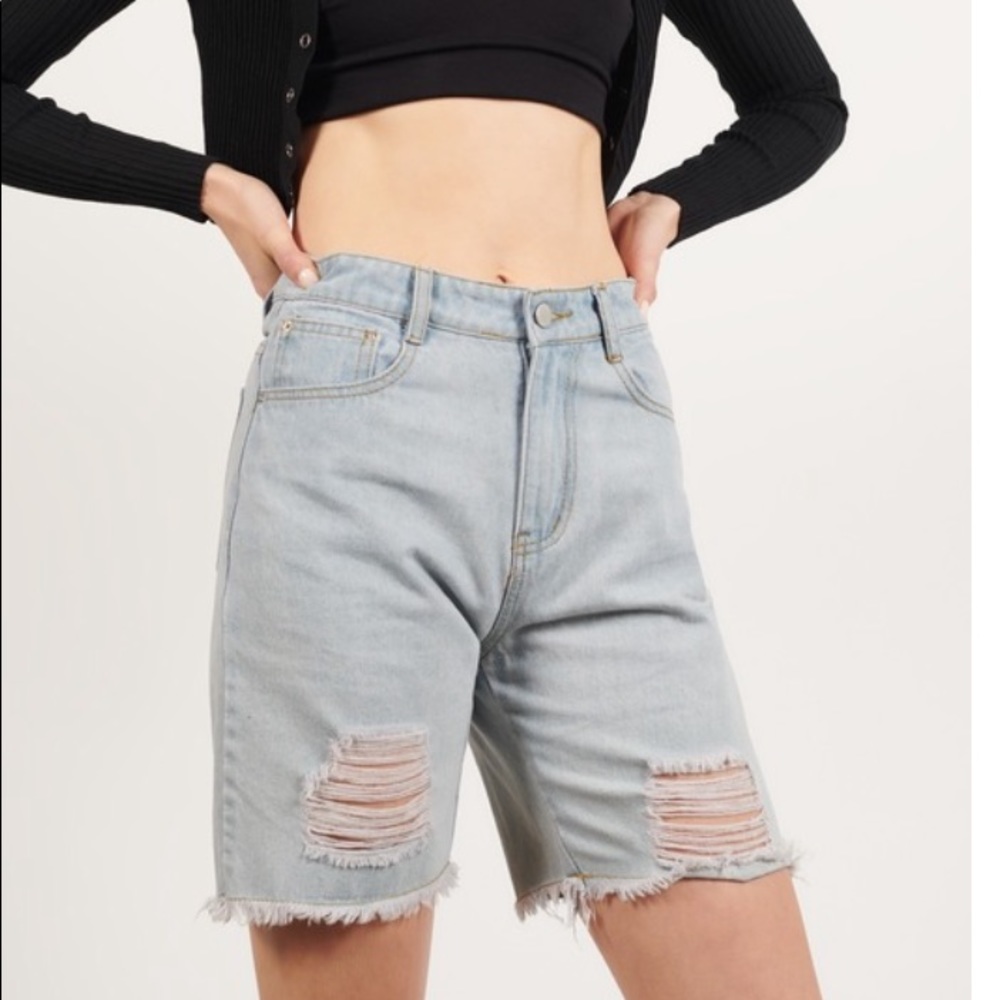 Tobi Kendra bermuda denim shorts